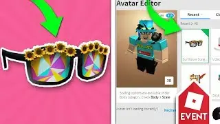 HOW TO GET THE SUNFLOWER SUNGLASSES! (Roblox Event)