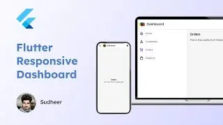 Flutter responsive dashboard  | Dark mode | Source Code | Free Template