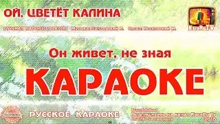 Караоке - Ой, цветёт калина Русская Народная песня | Russian folk song KaraRuTv