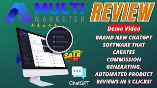 AI Multi Marketer Review 2023 - Create Automated Product Reviews In 3 Clicks! (Demo Video)