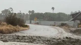 Tropical Storm Hilary Brings Flooding to Coachella Valley