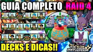 Como Passar Da RAID 4 All Star Tower Defense !!! Guia Raid 4, Decks e Dicas!!!