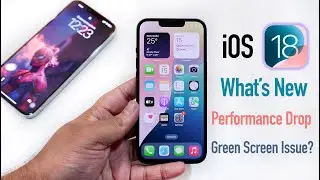 iOS 18 Official Update on iPhone 13 - What's New, Features, Battery, Green Screen Issue !