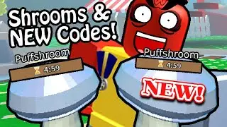 Onett's Magical Mushrooms & NEW CODES! | Roblox Bee Swarm Simulator