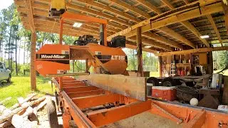 Old Cabin Remodel Part 9: Homemade Ceiling with a Sawmill