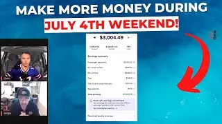 How To Earn MORE Driving Uber & Lyft During July 4th Weekend!