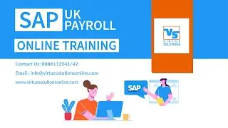 SAP HR UK Payroll Online Training I Virtue Solutions | SAP HR Demo | SAP HCM