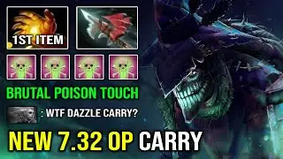 DAZZLE CARRY IS BACK 1st Item Midas Insane Poison Touch DPS Counter Everyone Dota 2