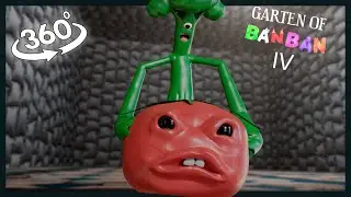 VR 360° Tall Victor and Mr. Tomato in the Garten of Banban 4 / Gameplay #01