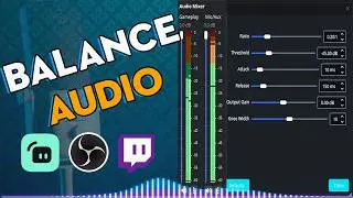 Balance Your Live Stream Audio like a Pro - in OBS Studio!