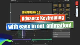 LumaFusion 5.0 Enhanced Advanced Keyframing Text Ease in Out Tutorial