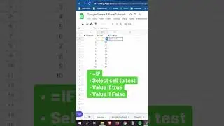 How to use the IF function in Google sheets and excel