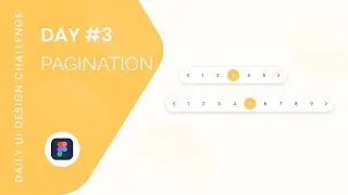 Day 3: Designing a Pagination UI | 100 Days of UI Design Challenge | Daily UI 03 | Figma | UI UX