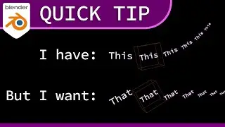 Individual Rotation With The Array Modifier || QUICK TIP || Blender 2.90