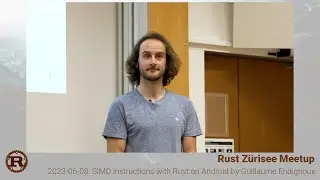 SIMD instructions with Rust on Android by Guillaume Endignoux - Rust Zürisee June 2023