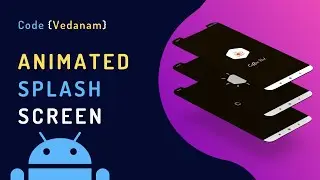 Animated Splash Screen | Using Animated Vector Drawable #android #java #splash