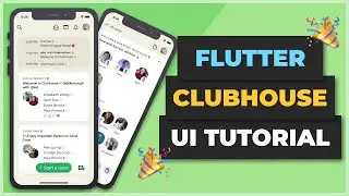 Flutter Clubhouse Clone UI Tutorial | Apps From Scratch