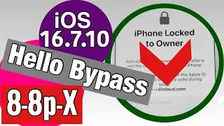 Free iCloud Bypass iPhone 8-8P-X iOS 16.7.10 Windows