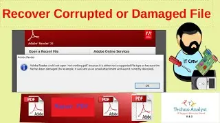 How to Repair Corrupted or Damaged PDF File? | Recover Damage or Corrupt PDF File