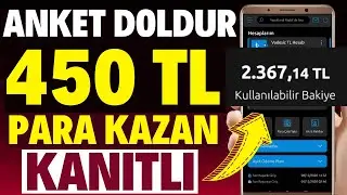 SADECE ANKET DOLDURARAK BİR GÜNDE 450 TL PARA KAZAN (KANITLI) - İnternetten Para Kazanma 2021