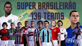 Super Patch Brasileirão - 136 historic teams - PES 2021 - Long live Brazilian football! - Link