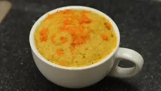 Carrot Mug Cake│1 Minute Microwave Carrot Mug Cake│Eggless Mug Cake│Mugcake│Mugcake Recipe│