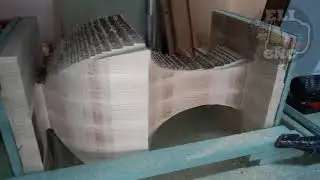 CNC machining SPIN PADE 3d 3axis cutting in Alphacam software