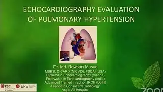 Pulmonary HTN (Echo) by Dr. Md. Rowsan Masud