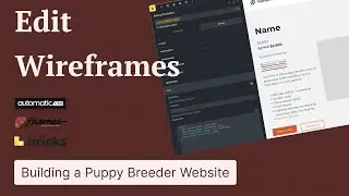 Puppy Breeder Website: Edit Wireframes (Valuable Client Feedback)