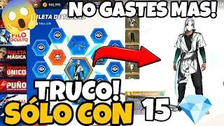 COMO SACAR LA SKIN FILO OCULTÓ CON SOLO 15 💎  LA RULETA DE TOKENS FREE FIRE 😱✅