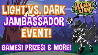 🔴 ANIMAL JAM LIGHT VS. DARK JAMBASSADOR EVENT! | *HUGE PRIZES AJ/AJC* | ITZ BREEZY AJ