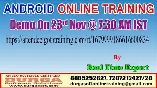 ANDROID Online Training in DURGASOFT