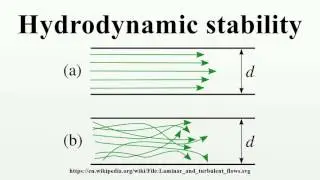 Hydrodynamic stability