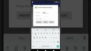 android custom layout alert dialog example