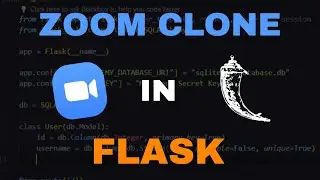 Zoom Clone in Flask #python #flask #webdevelopment