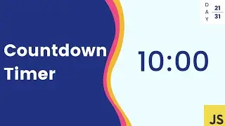 Simple Countdown Timer with JavaScript