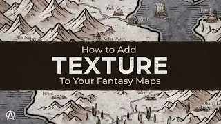 Adding Aged Paper Textures on Your Fantasy Maps  | Grunge Your Maps in Procreate