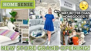 NEW HomeSense Is WAY BETTER Than Homegoods! 😱 *GRAND OPENING* | New Home Decor + Amazing Furniture!