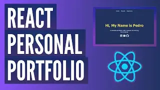 Code and Deploy A React Portfolio - React Personal Portfolio Website