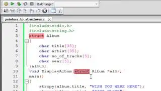 C Programming Tutorial - 70: Pointers to Structures