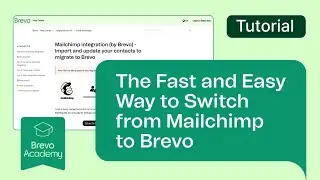 Migrate quickly and easily from Mailchimp to Brevo