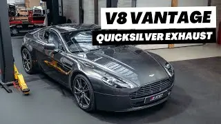 Aston Martin V8 Vantage - Quicksilver Exhaust [Before & After Sound]