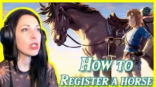 HOW TO REGISTER A HORSE - ZELDA TEARS OF THE KINGDOM