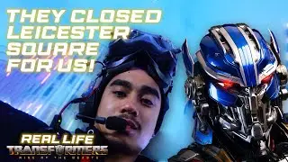 Transformers in Real Life: FPV Drone Flies through a closed Leicester Square!