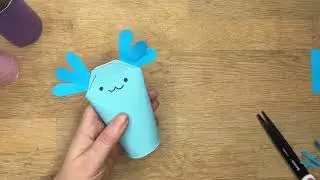 Easy Paper Roll Axolotl