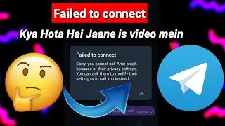 Failed to connect meaning in Telegram