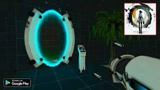 ТЕЛЕПОРТАЛ 2 НА АНДРОИД ТИПА ПОРТАЛ НА ТЕЛЕФОН ОБЗОР TELEPORTAL 2 BETA ANDROID GAMEPLAY LEVEL EDITOR