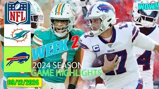 Buffalo Bills Vs. Miami Dolphins [Week 2] FULL GAME Highlights Sep 12, 2024 | NFL Today