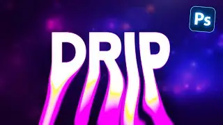 How To Make LIQUID TEXT In Adobe Photoshop 2024