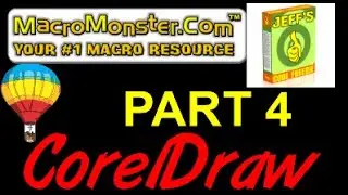 CorelDraw Tips and Tricks Macro Change the size of a BUNCH of Circle all at the same time PART 4